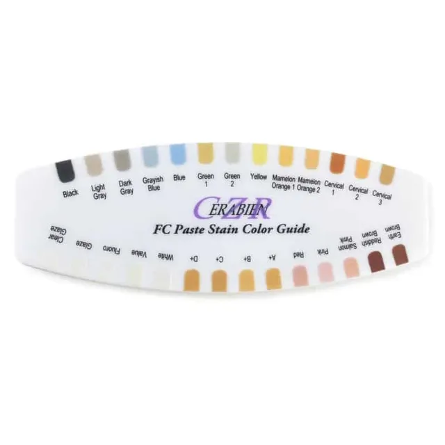 NORITAKE Cerabien ZR FC Paste Stain nuancier guide