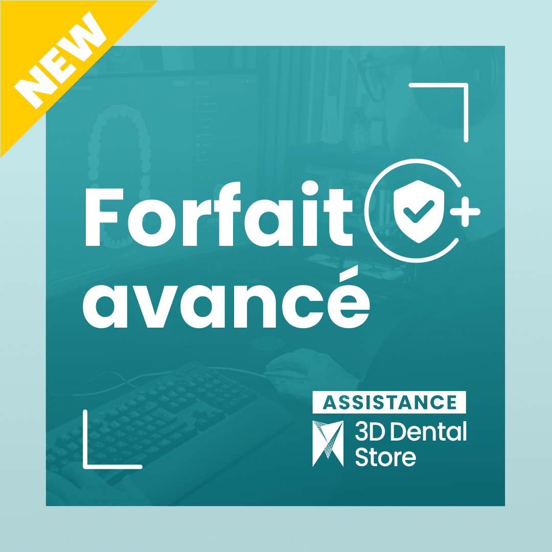 3D Dental Store assistance avancée forfait 12 mois CAD