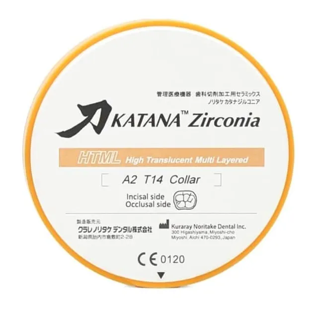 Kuraray Noritake Katana HTML disque zircone prothèse