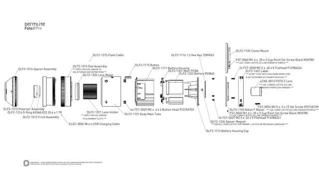 DermLite DLF2-1322 Batterie 903840 DLF2