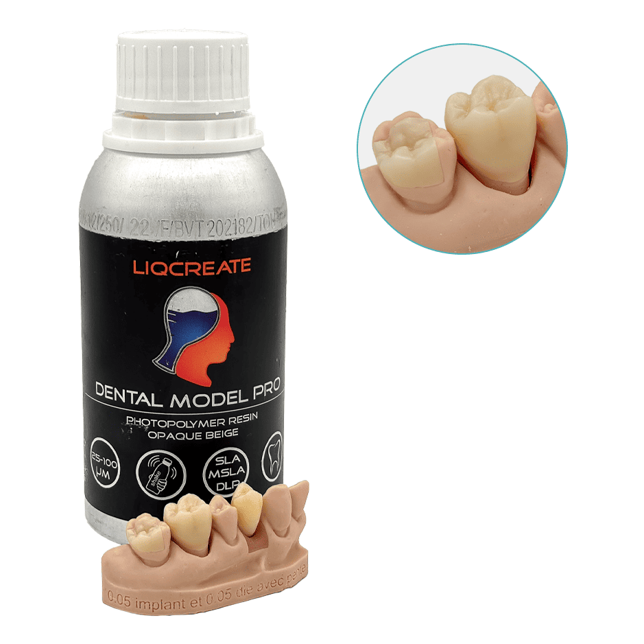 Liqcreate Dental Model Pro résine 3D beige