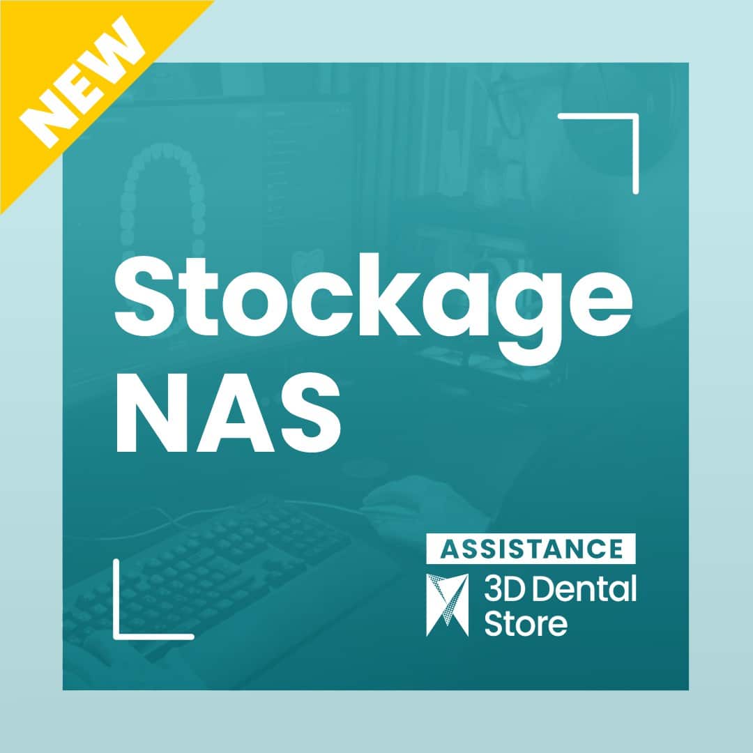 3D Dental Store NAS stockage backup CAD data service réseau