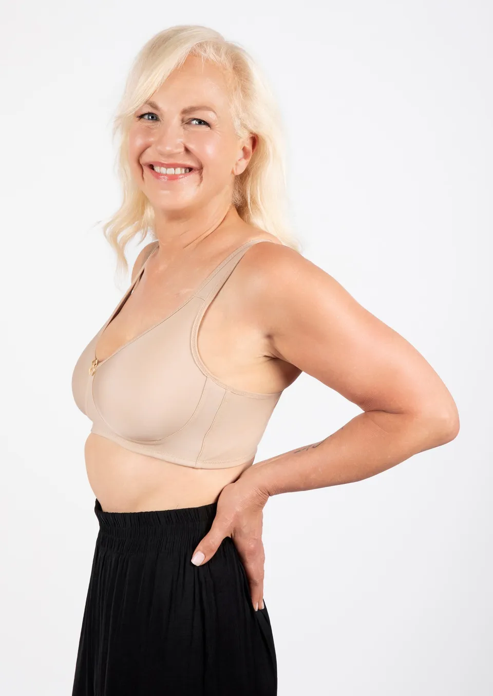 Trulife Emma 6440 soutien-gorge latte 34B poches prothèse