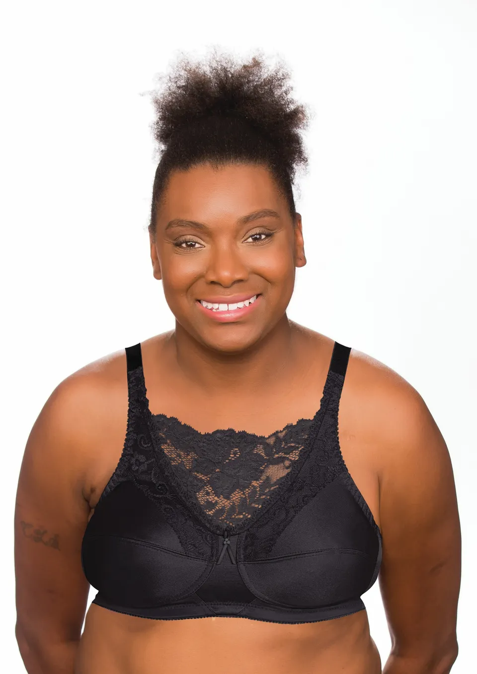 Trulife Breastcare 4019 Jessica soutien-gorge noir à dentelle