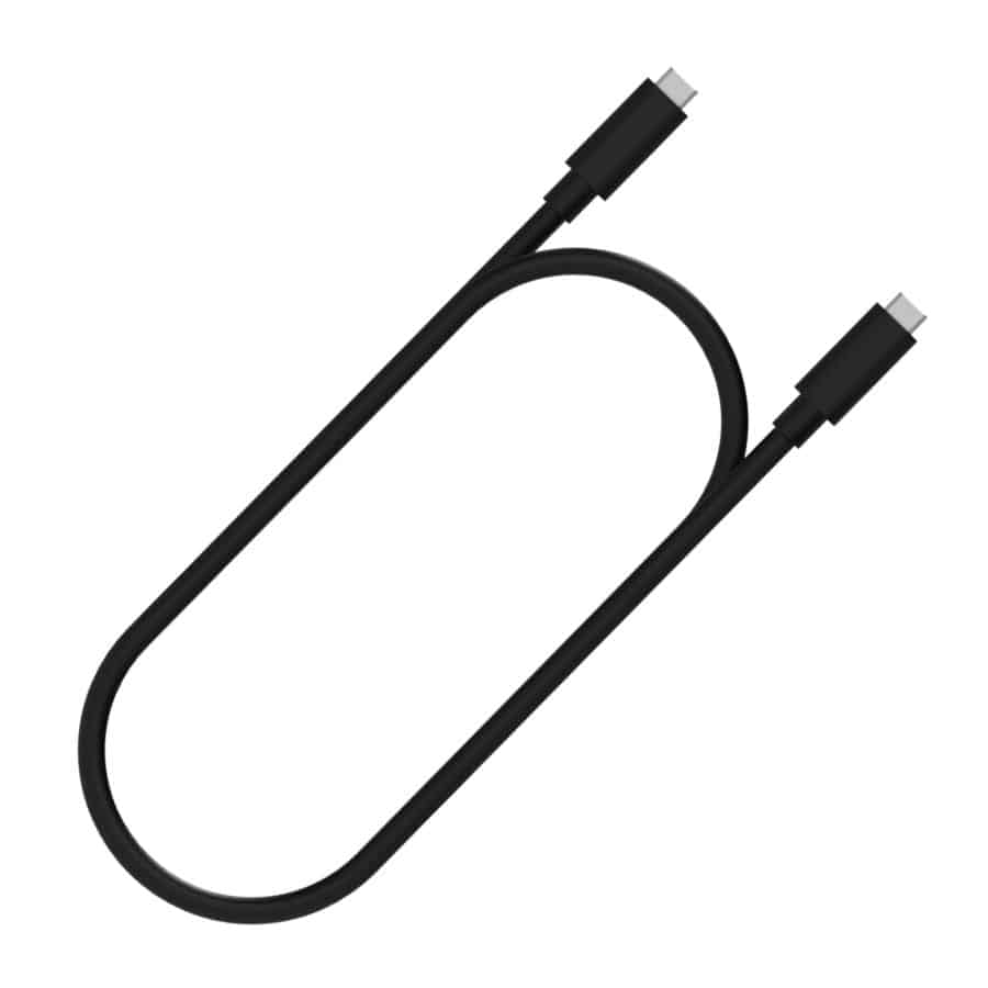 Câble USB-C PD noir Hub Wifi 1m/3m pour Medit i700w
