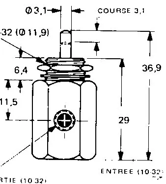 Aimar FDM Monaco Valve 2 Voies Tiroir N/O dentaire