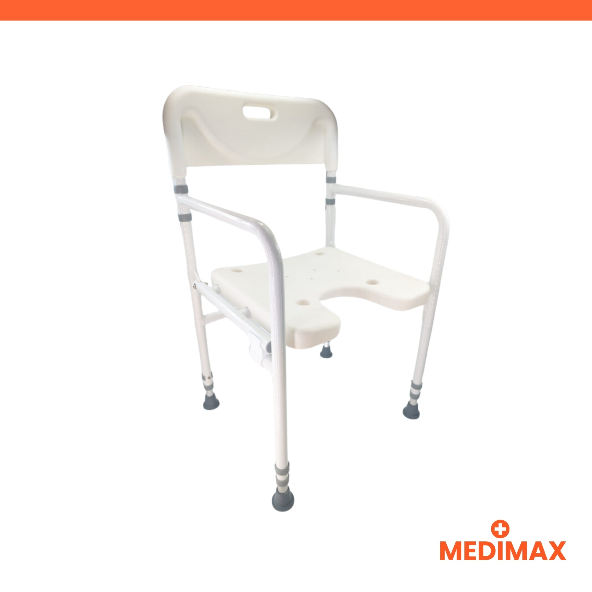 Medimax Premium 1 Chaise de Douche pliable dossier 1 pce