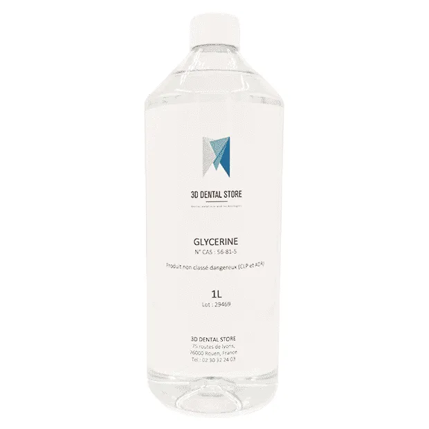 Glycérine végétale 1L bain post-traitement résine