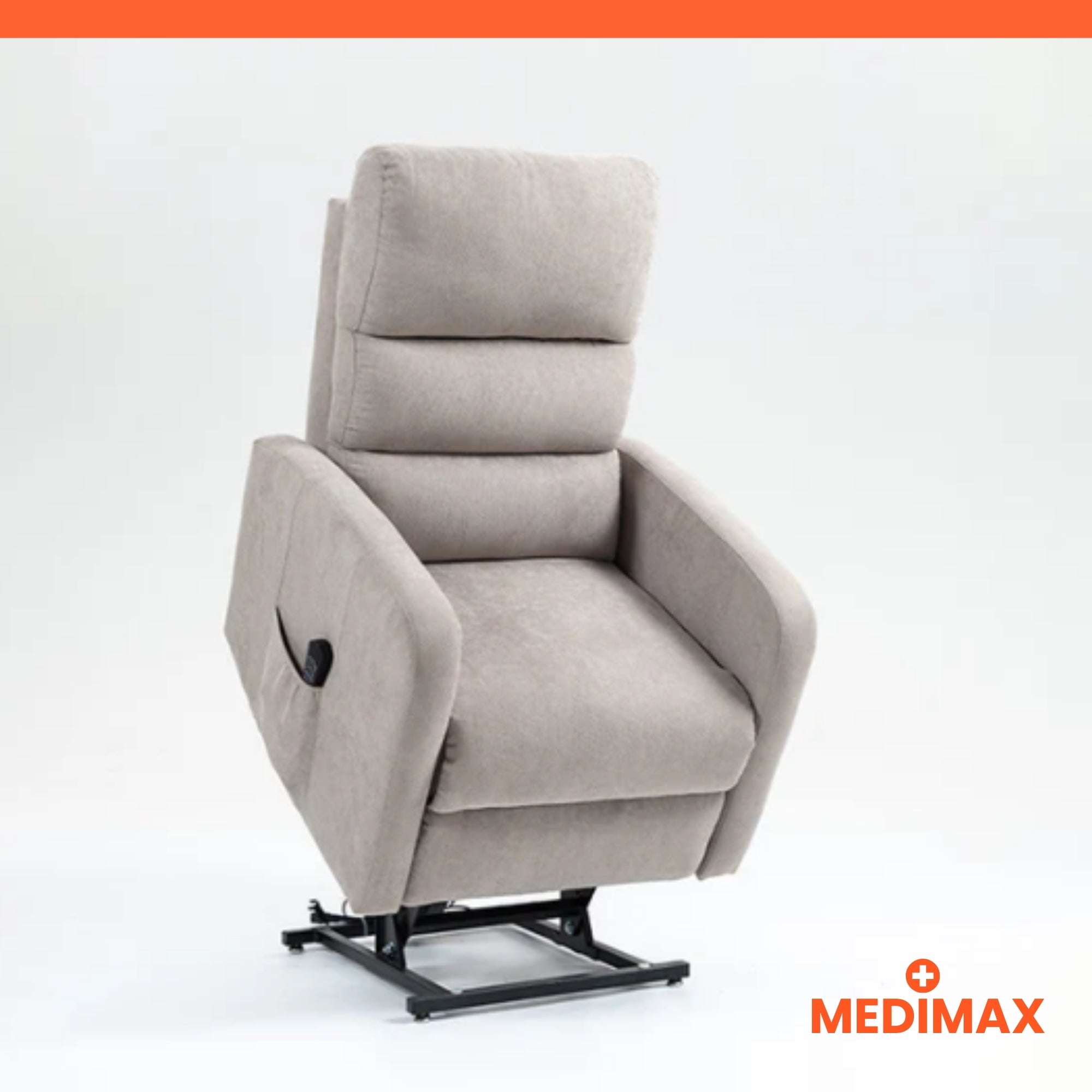 Medimax Premium 2 Fauteuil Releveur Électrique 1 Moteur Gris Clair