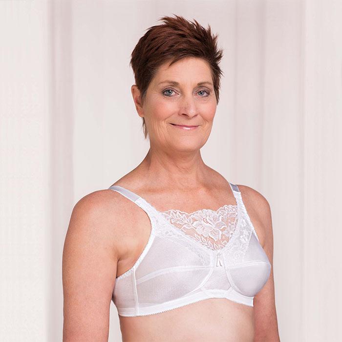 Trulife Breastcare 4019 Jessica soutien-gorge blanc poche Coolmax