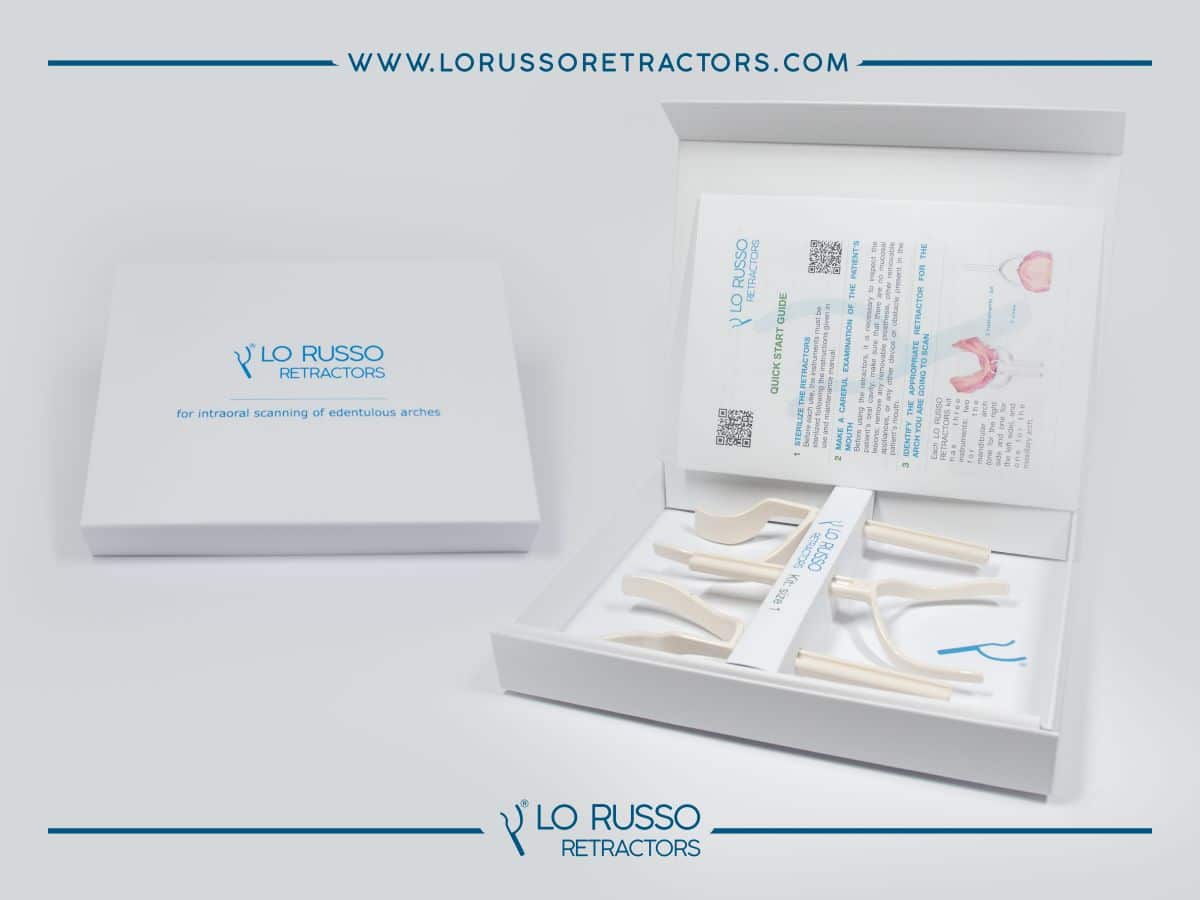 Lo Russo Rétracteur intra-oral scanner 3D tailles 0 1 2