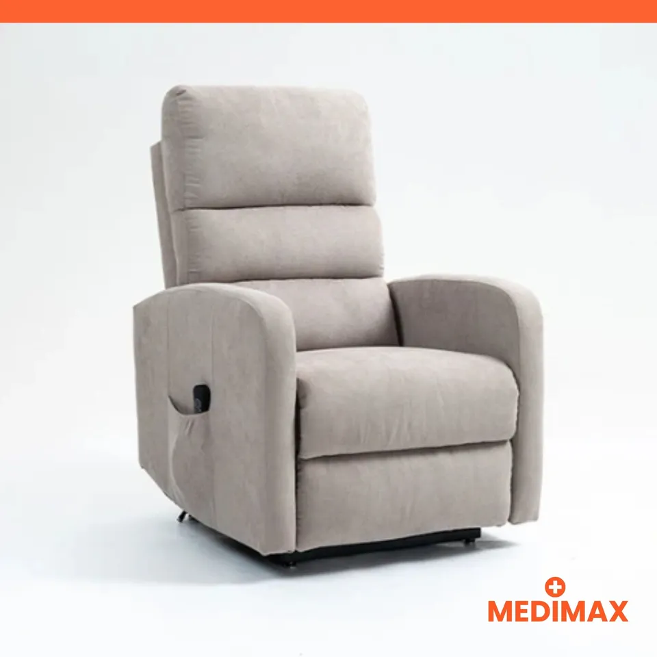 Medimax Premium 2 Fauteuil Releveur Électrique 1 Moteur Gris Clair