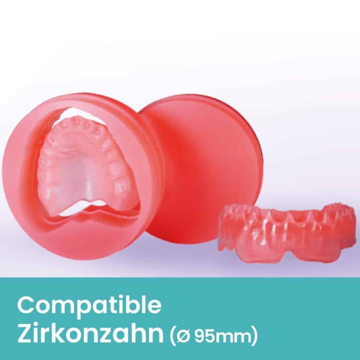 Aidite Denture PMMA Pink disque PMMA rose Zirkonzahn Ø95mm 20-30mm