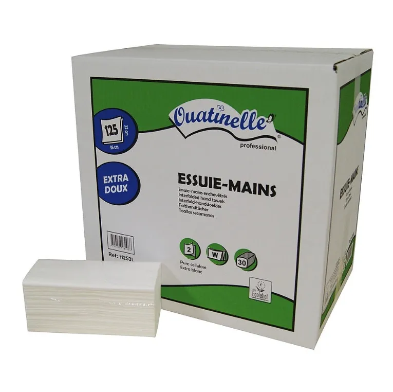 Gynéas Draps d'examen Essuie-mains pliés W 3750 formats 2 plis