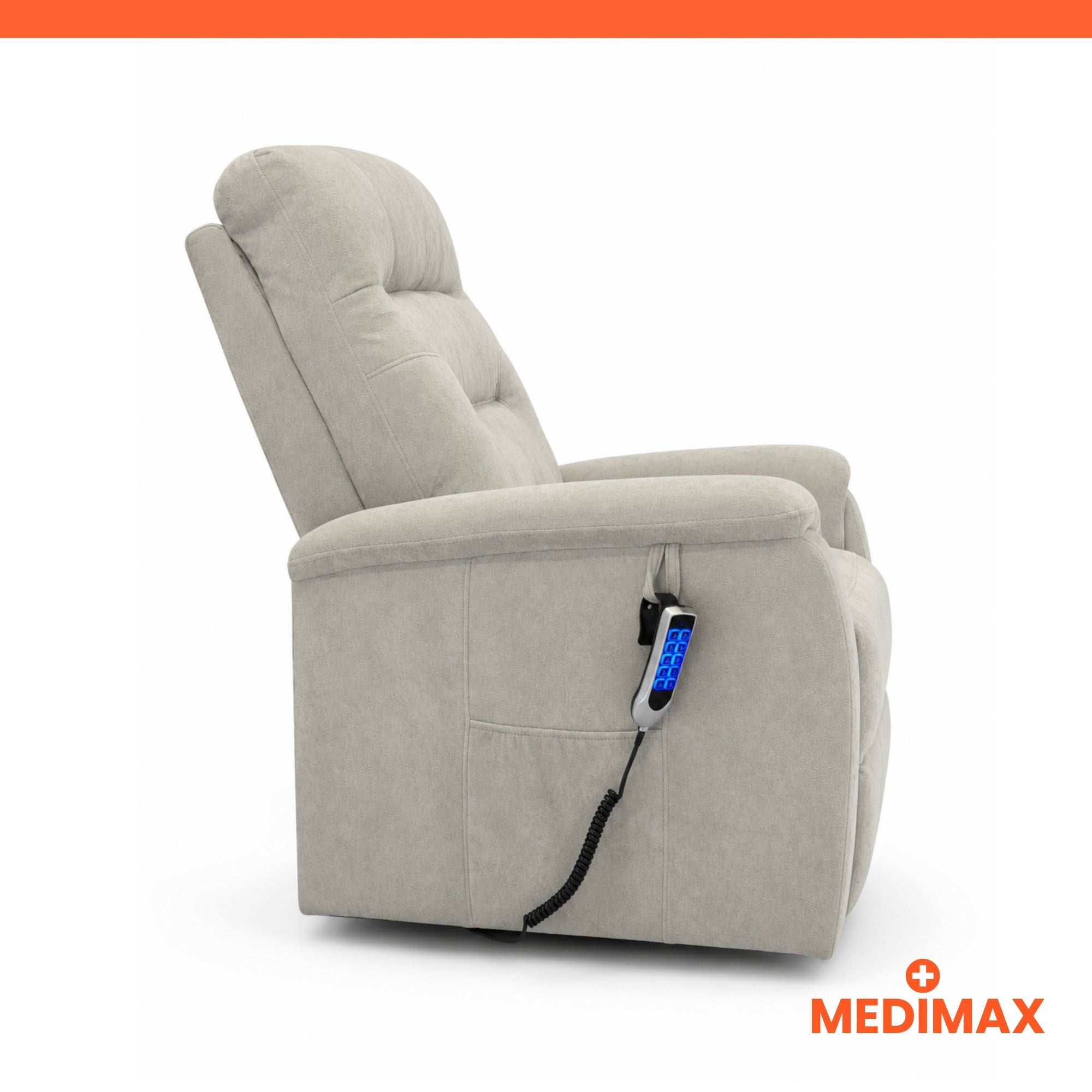 Medimax Premium 5 Fauteuil Releveur électrique gris clair 1moteur