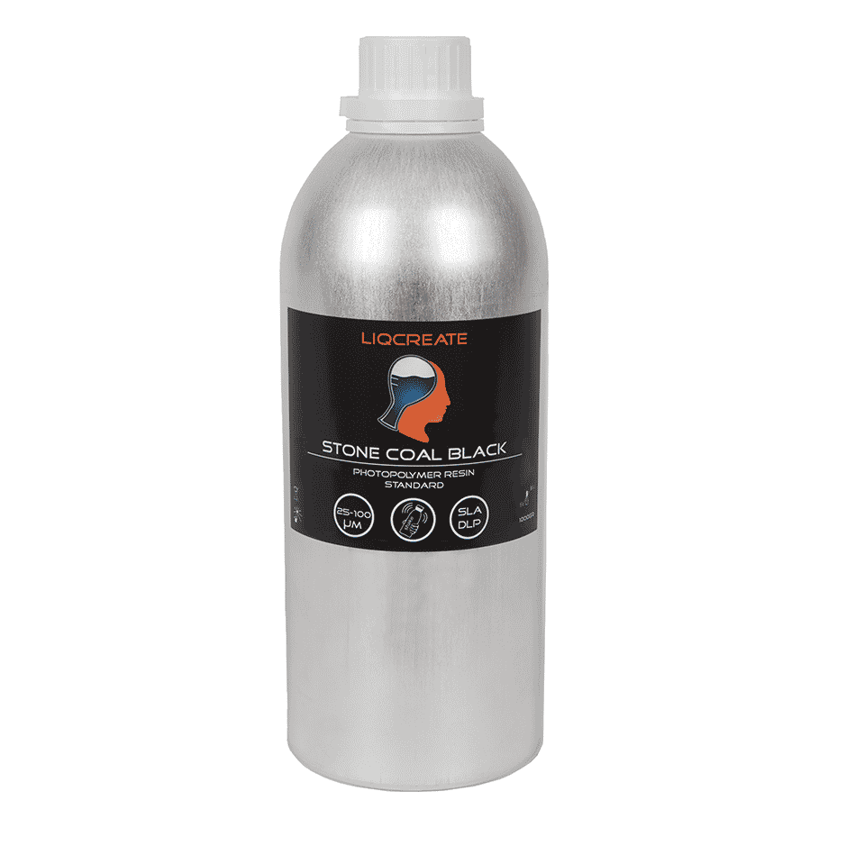 Liqcreate Stone Coal Black résine 3D modèle rigide