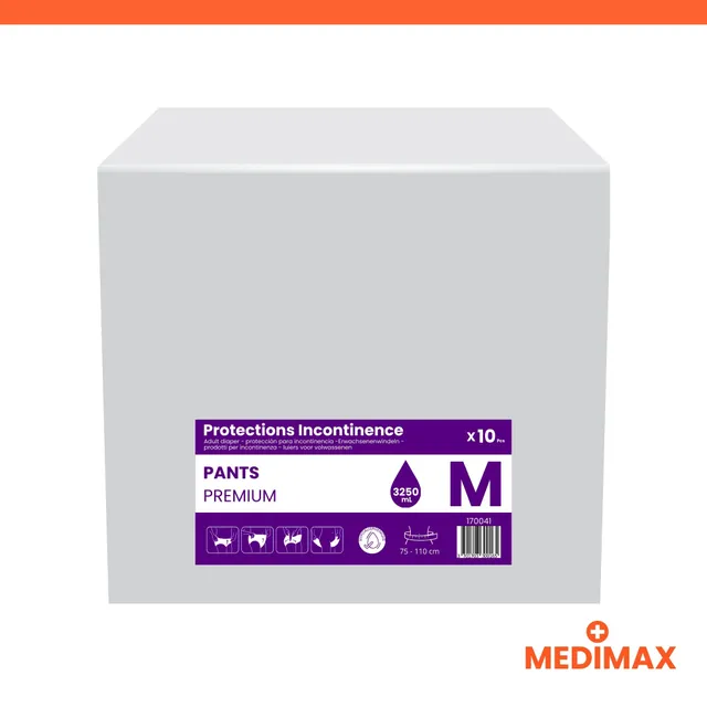 Medimax Premium Pants absorbants Taille M lot 60 4000 mL