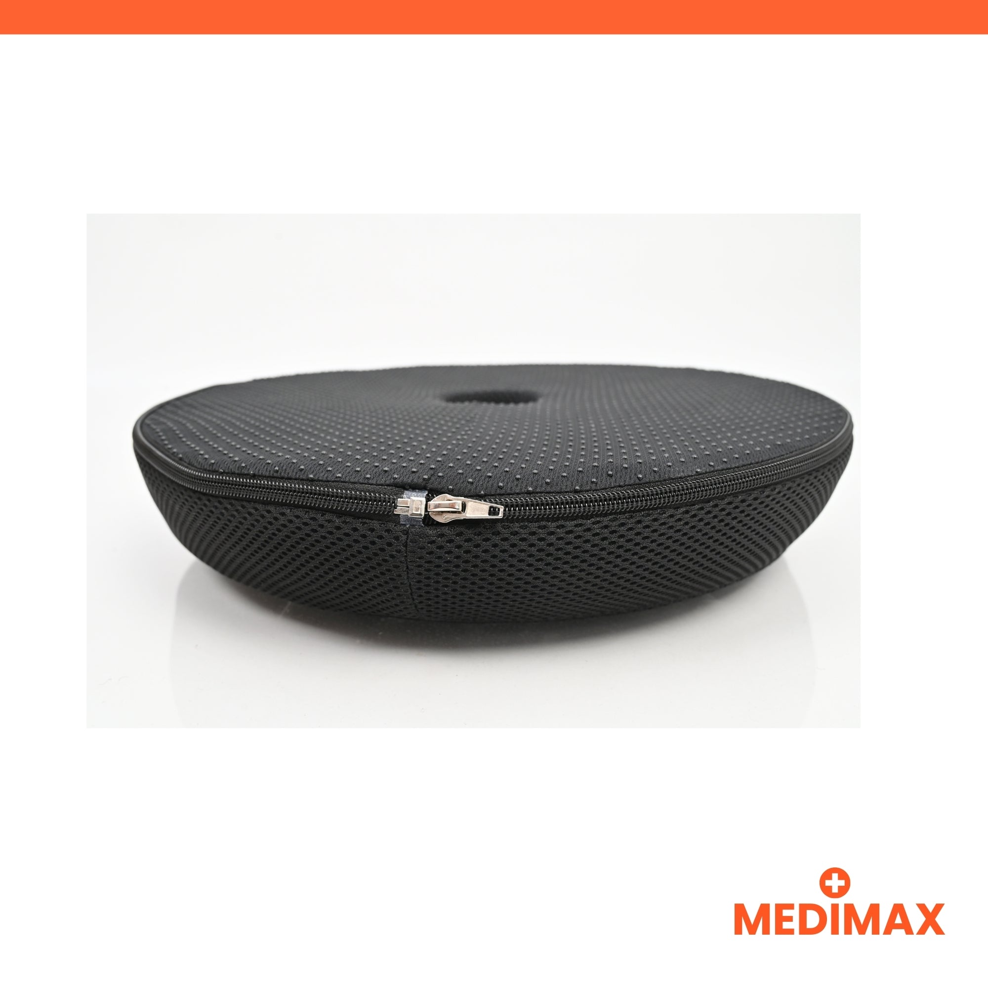 Medimax Coussin bouée mémoire de forme gel 40x40 cm noir