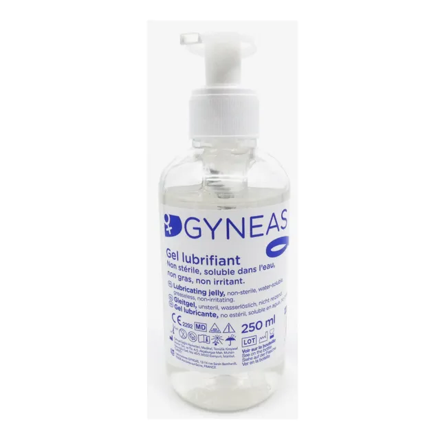 Gyneas gel lubrifiant aqueux 250 ml flacon pompe sans parabène
