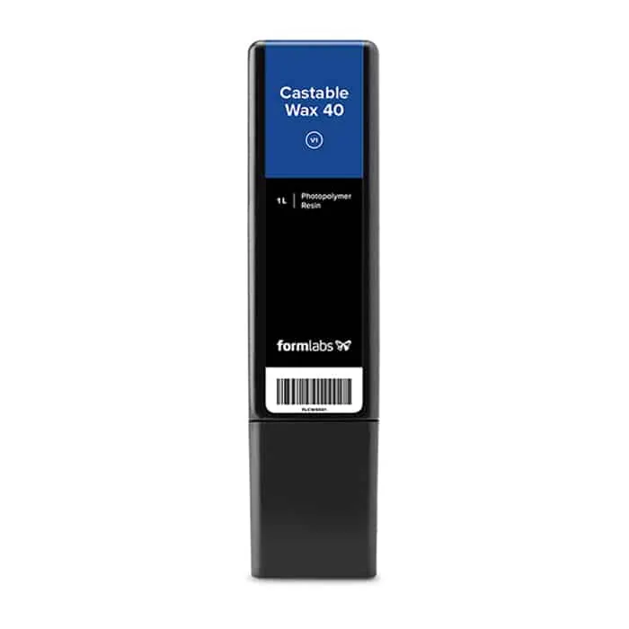 Formlabs Castable Wax 40 résine 1L cire perdue bijouterie
