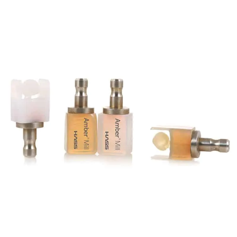 HASS Amber Mill Block C14 bloc d'usinage lot de 5 translucide