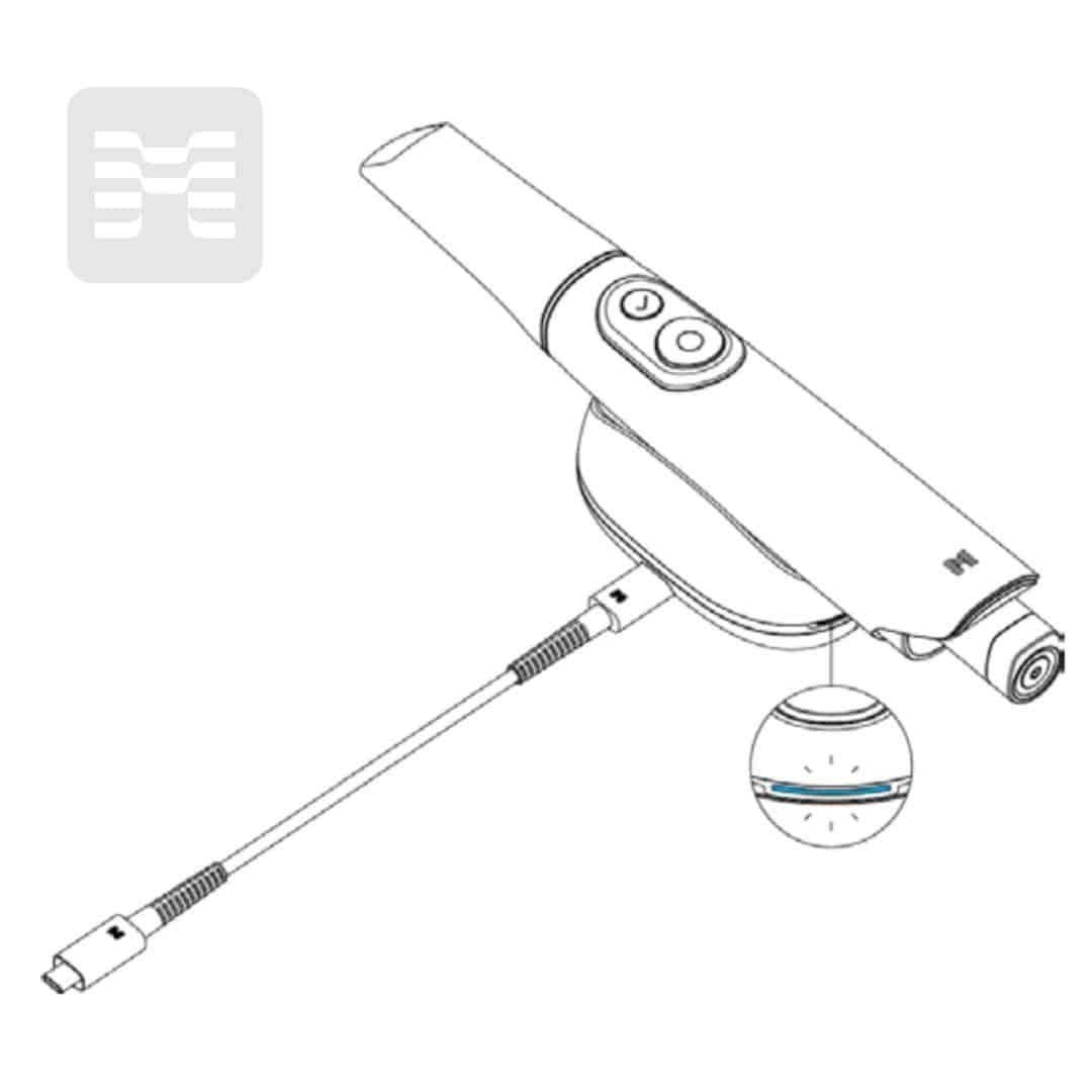 Medit i900M i-Series hub sans fil scanner intra-oral + câble PD