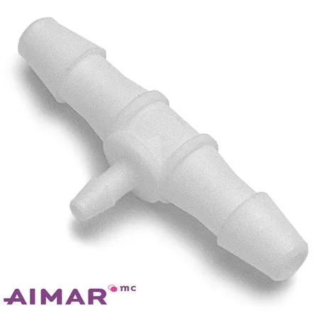 Aimar FDM Monaco Raccord Plastique Cannelé T 1/8x1/16x1/8 Sachet 10