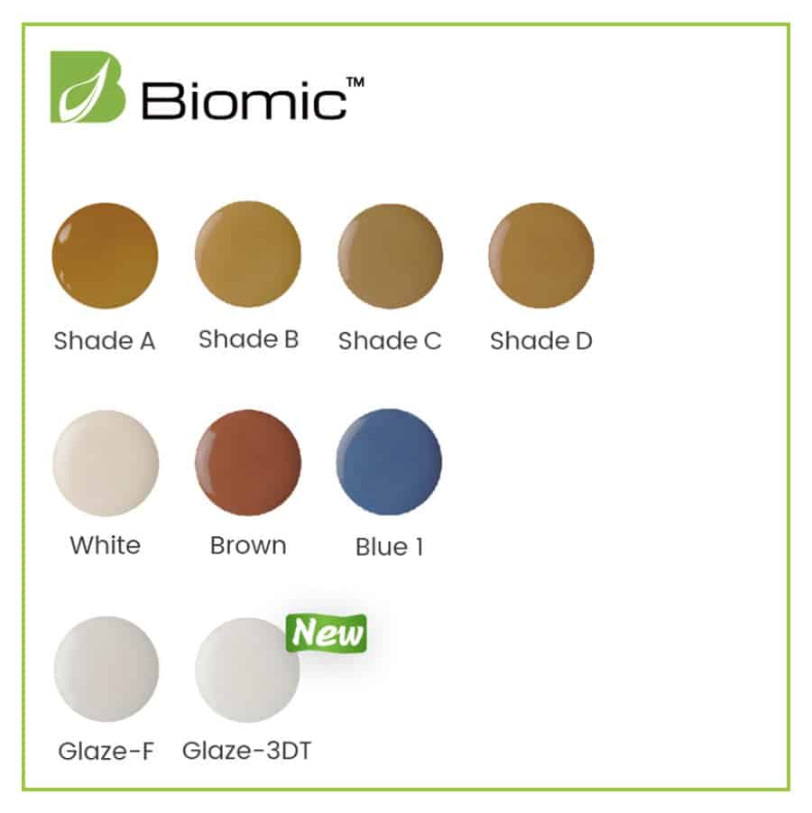 Aidite Biomic Stain Glaze kit base maquillage céramique