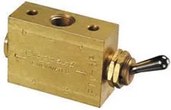Aimar FDM Monaco Valve 3 Voies à Tiroir Manuelle 1/8 NPT Air Eau