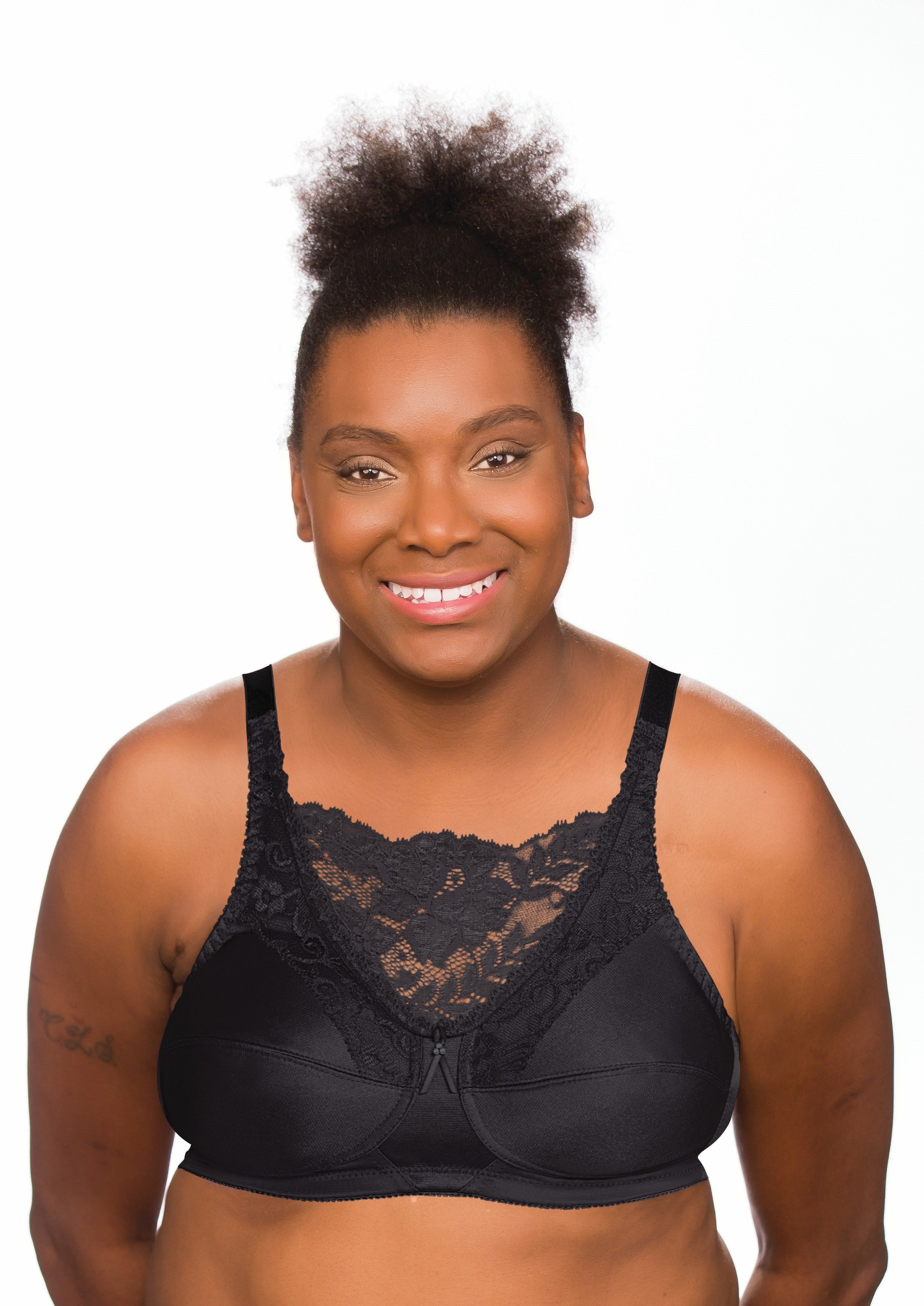 Trulife Breastcare 4019 Jessica soutien-gorge noir à dentelle