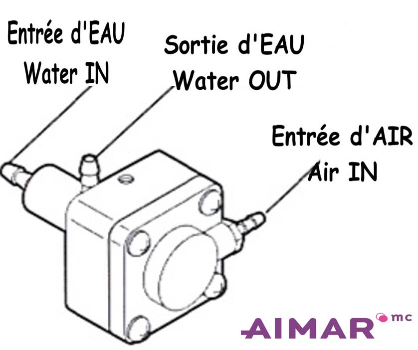 Aimar FDM Monaco valve non rétraction d'eau unit