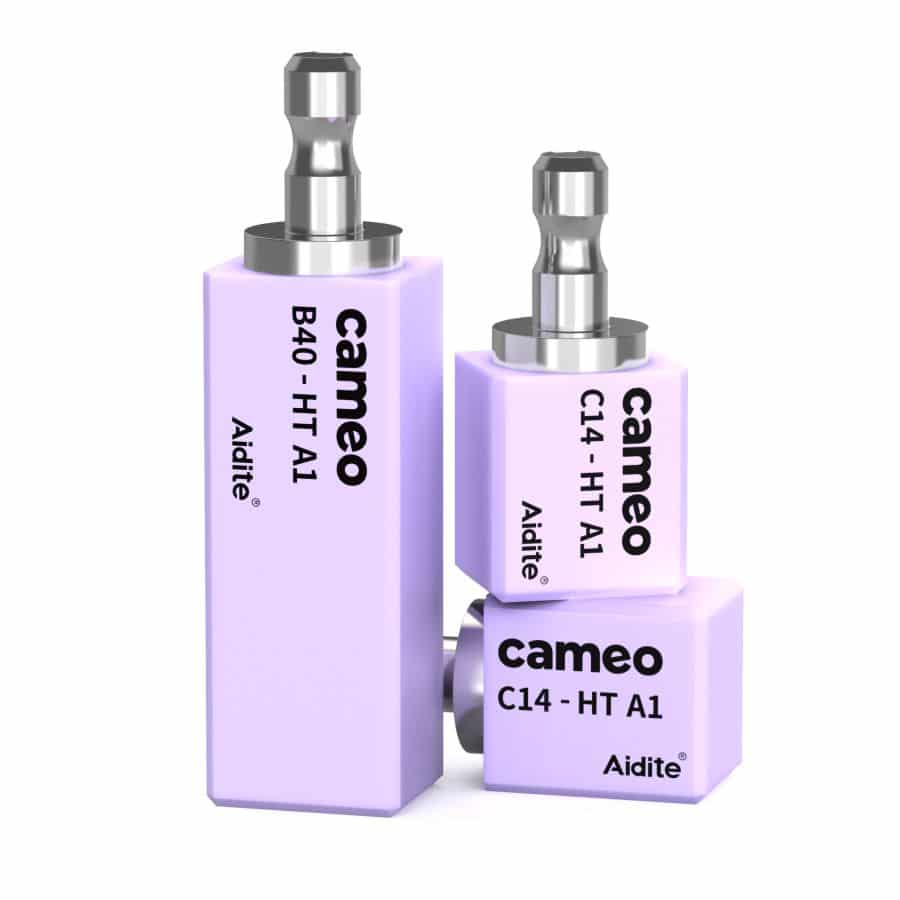 Cameo Glass Ceramic Bloc Disilicate Lithium x5 couronne