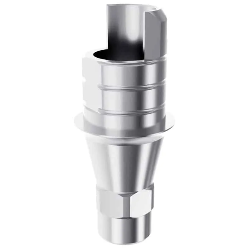 Arum3D Ti Base courte engaging Lasak Bioniq embase titane