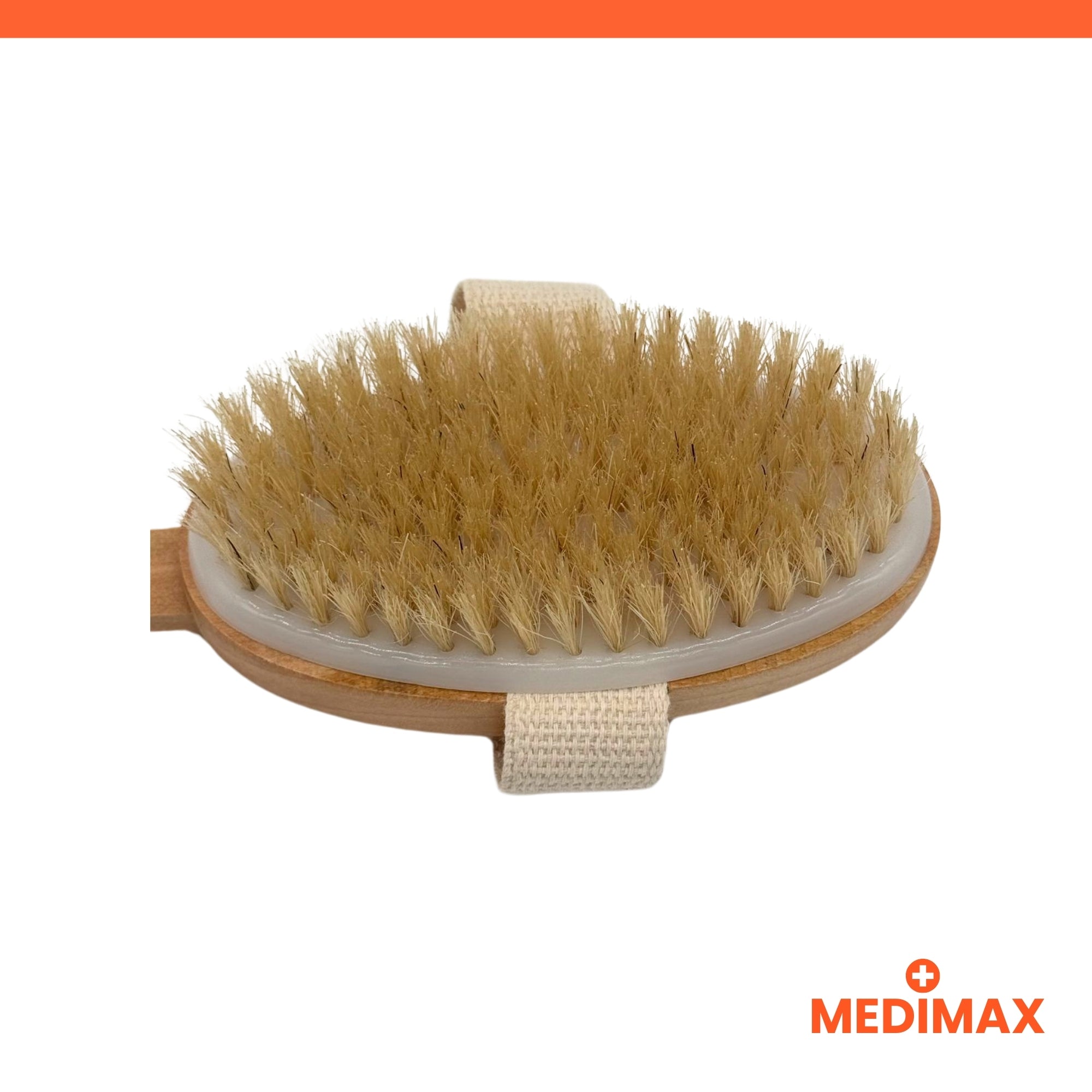 Medimax Premium brosse bain bois manche long 45 cm 1 pce