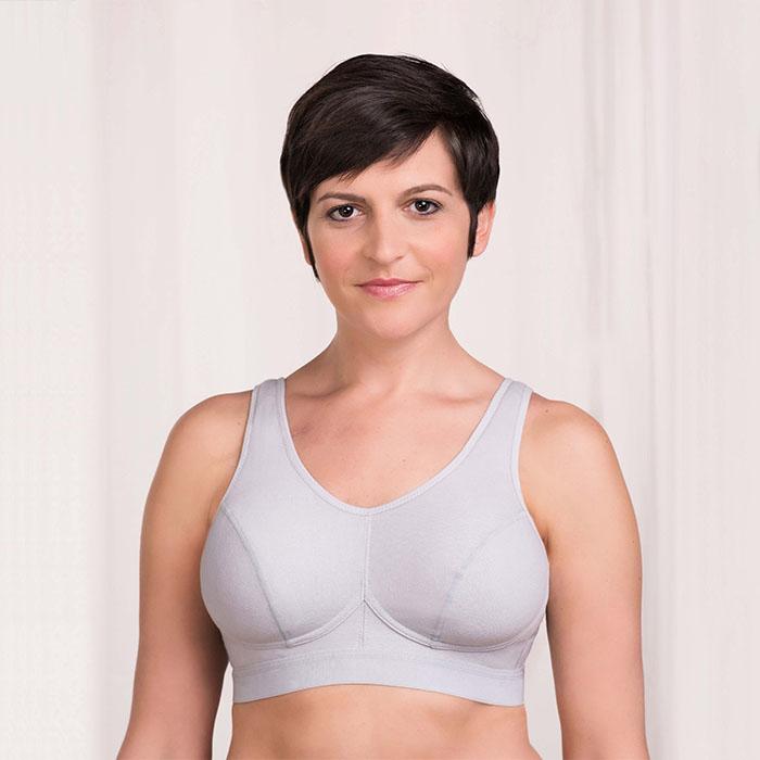 Trulife Breastcare 330 Sophia soutien-gorge sport gris post-opératoire