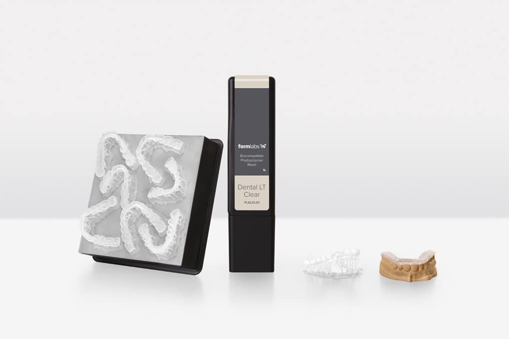 Formlabs Dental LT Clear résine 3D 1L transparente