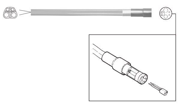 Aimar Cordon Fibre Optique ISO C 6 Droit unit éclairage