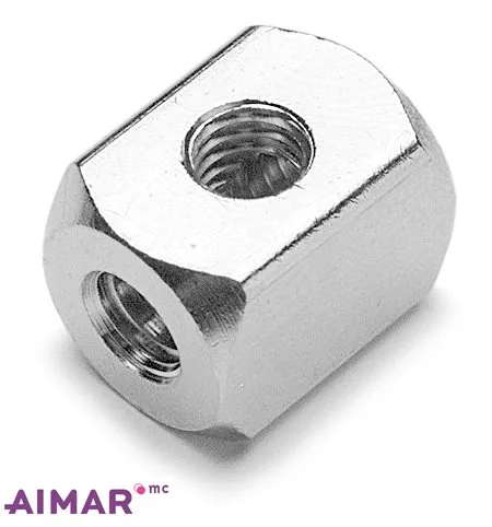 Aimar FDM Monaco Raccord Femelle 3 Voies Filetage 10.32