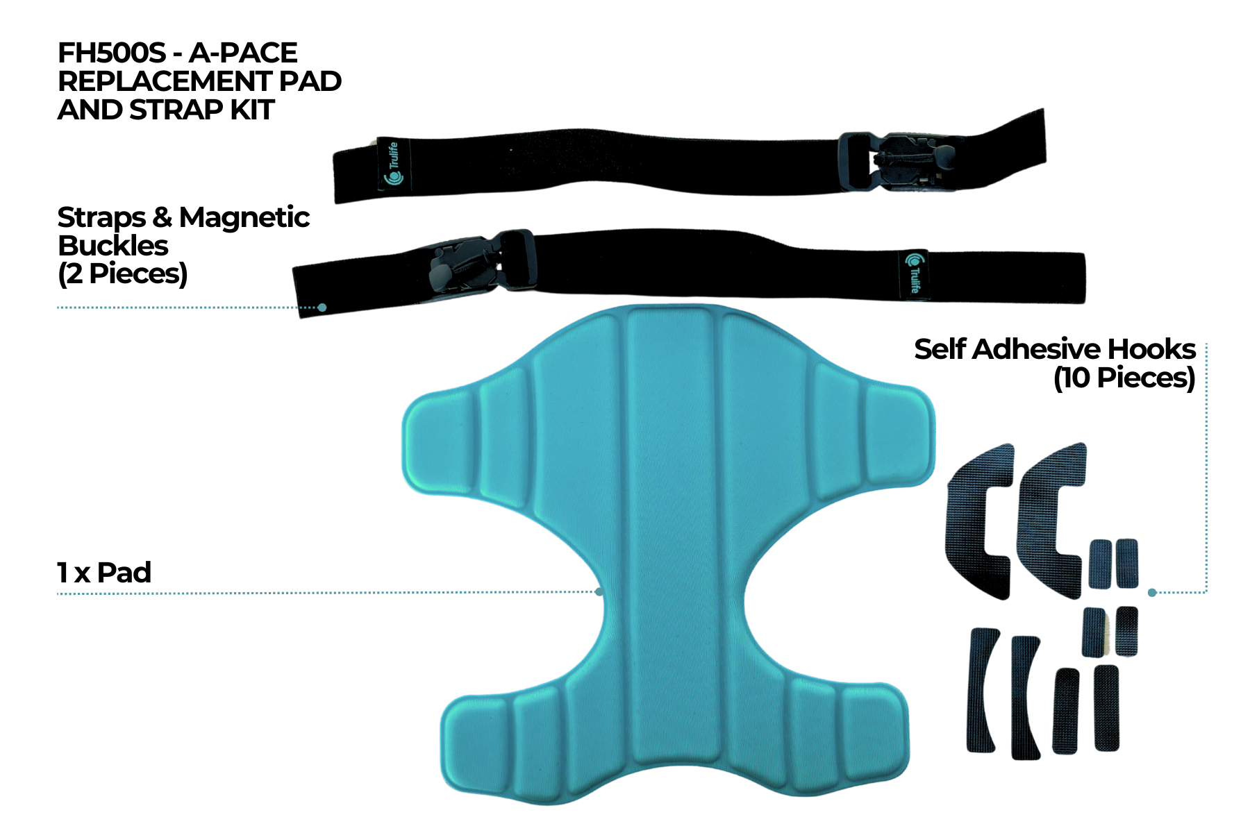 Trulife Orthotics FH500 A-Pace orthèse AFO S/M droite