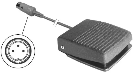 Dentsply Bobcat 77885 pédale électrique câble 2,5 m