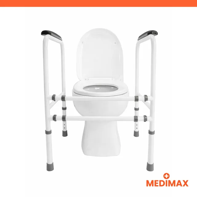 Medimax Eco 1 Cadre de Toilette acier réglable 1 pce