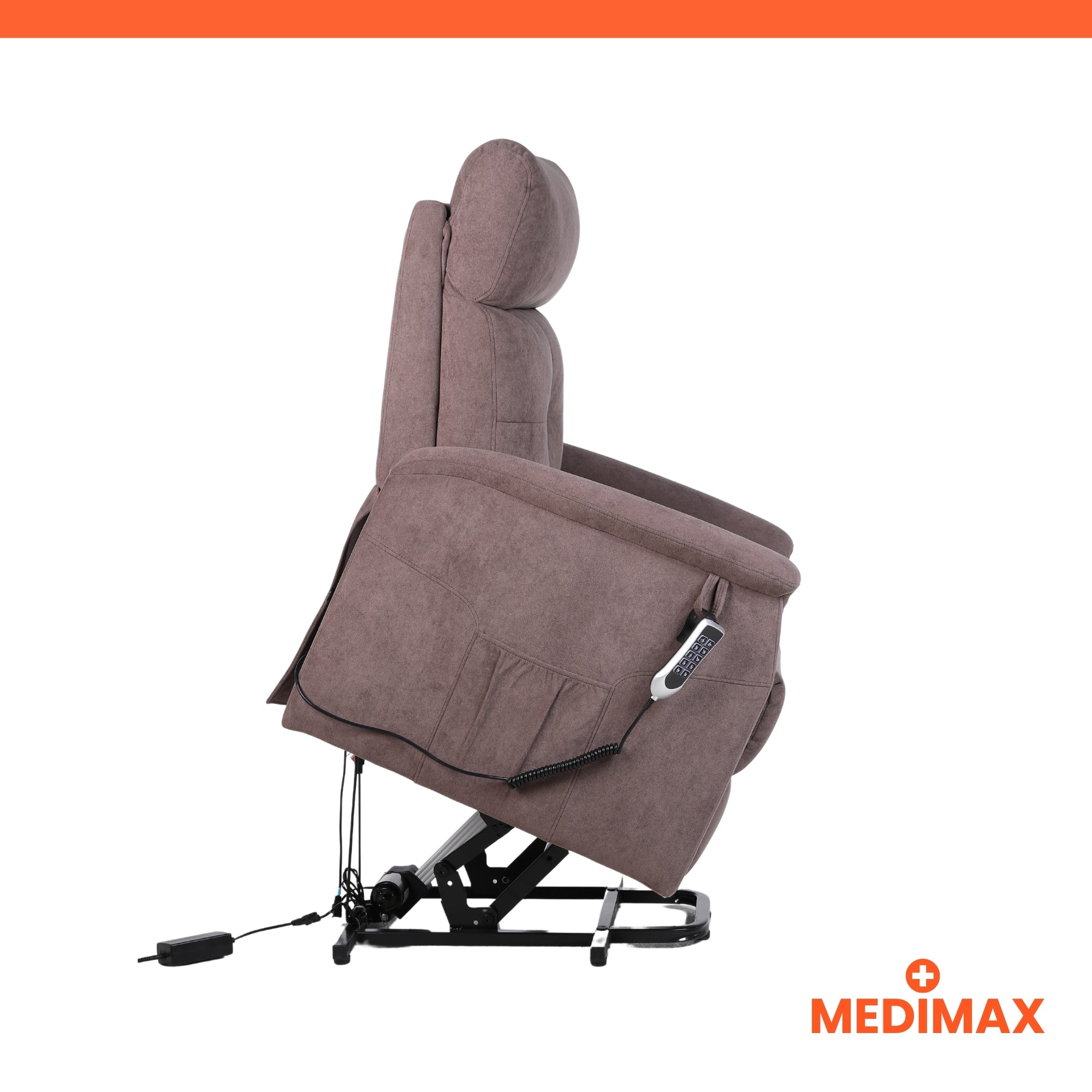 Medimax Premium 4 fauteuil releveur 4 moteurs marron
