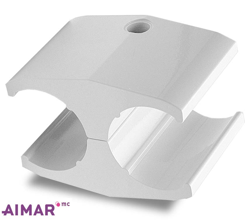 Aimar FDM Monaco Mâchoire Double pour Tube 2" Fixation Inox