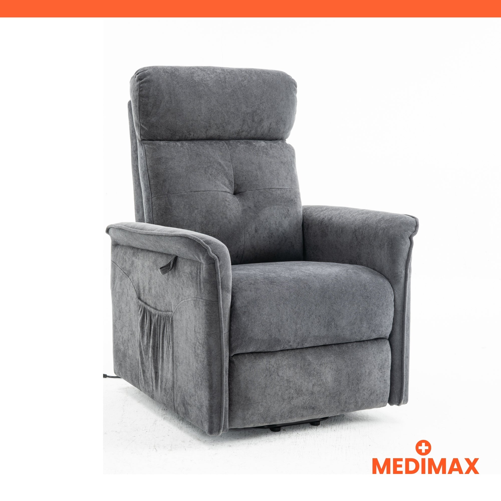 Medimax Premium 1 fauteuil releveur électrique gris clair 1 moteur