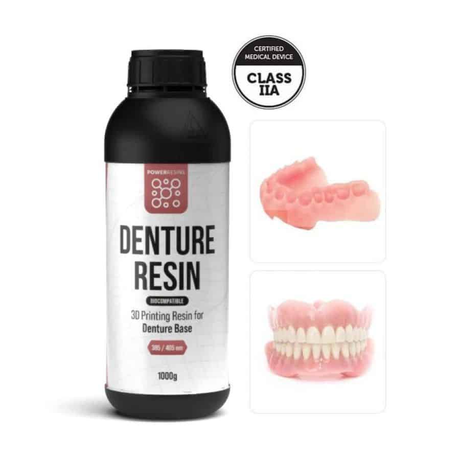 DentaFab PowerResins Denture Résine 1kg Rose
