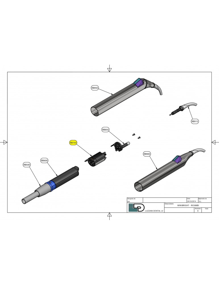 Aimar FDM canule seringue Luzzani Minibright