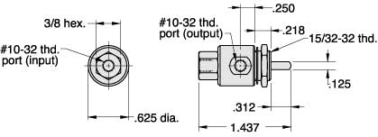 Aimar FDM Monaco valve 2 voies clapet N/F pièce