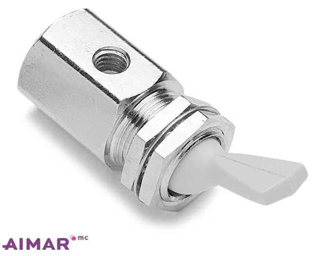 Aimar FDM Monaco Valve à Levier ON/OFF 3 voies avec raccords