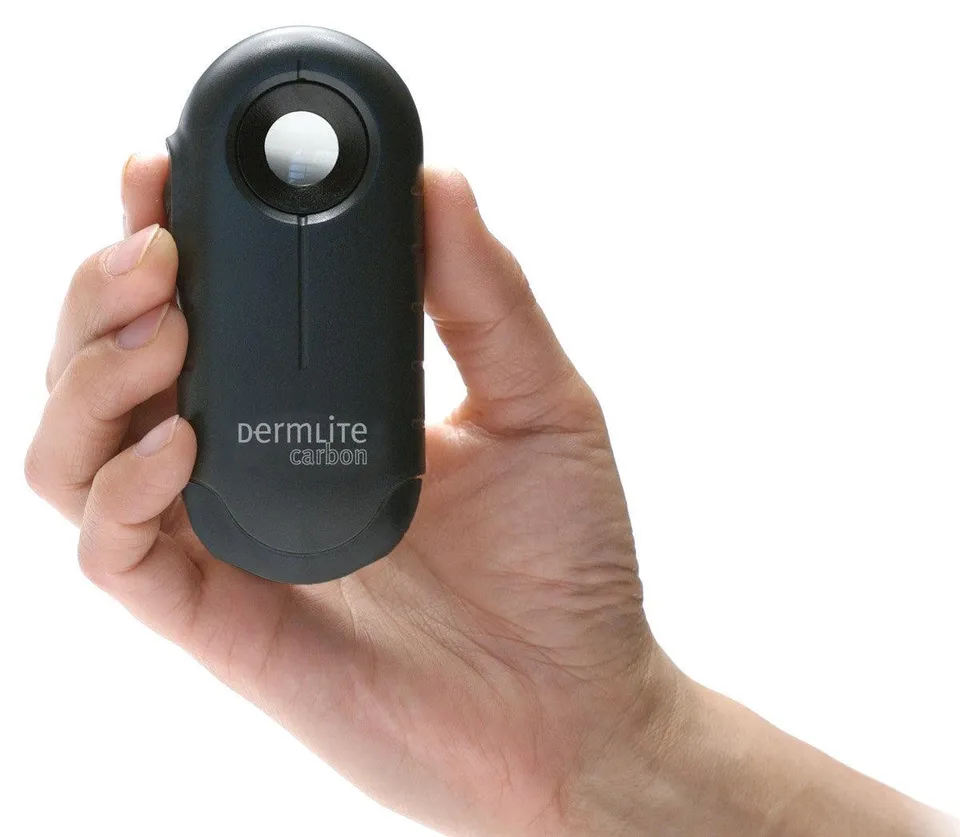DermLite Carbon DLC dermatoscope poche polarisé 16 LED