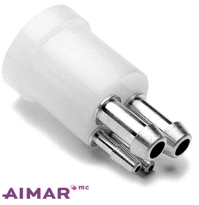 Aimar FDM Monaco Raccord 4 Trous Midwest Plastique Métal